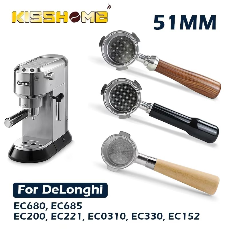 Coffee Equipment - Coffee Bottomless Portafilter 51MM For Delonghi