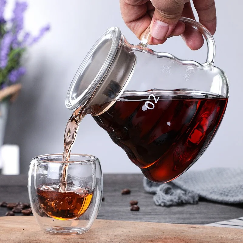 Coffee Equipment Tools - 350/600/800ml Hand Brew Coffee Carafe Clouds