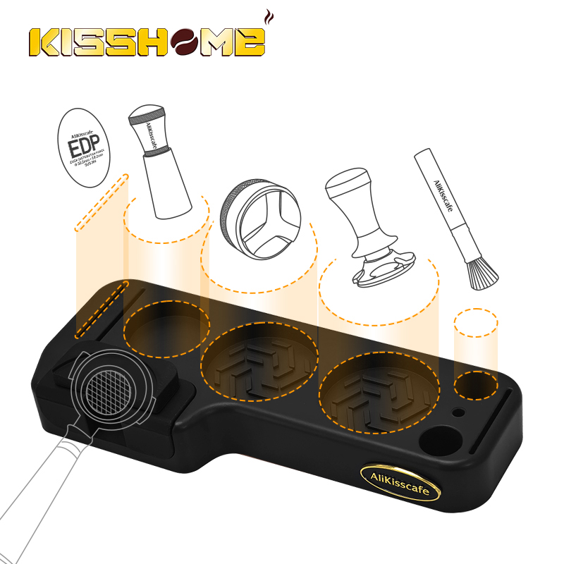 Coffee Equipment Tools - Alikisscafe Coffee Tamping Station Mat Portafilter