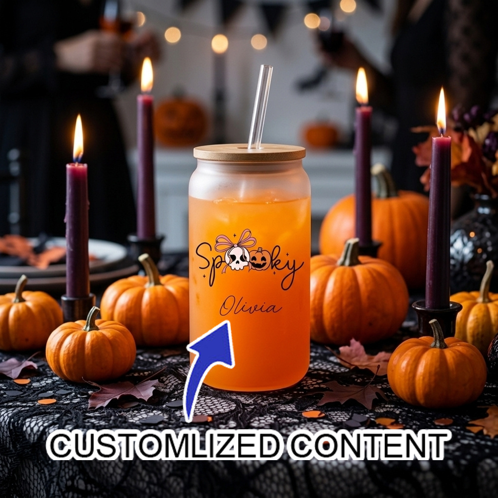 Custom Name Spooky Halloween G - Coffee Equipment Camping ulasan dan harga