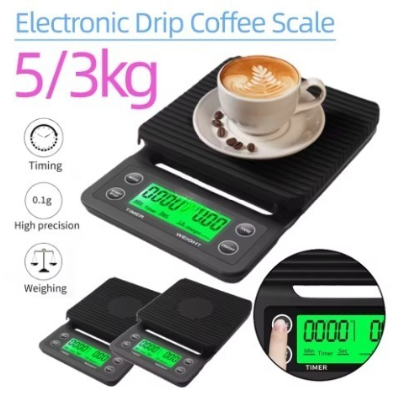 5/3kg LCD Electronic Drip Coff - Scale Drip Timer ulasan dan harga