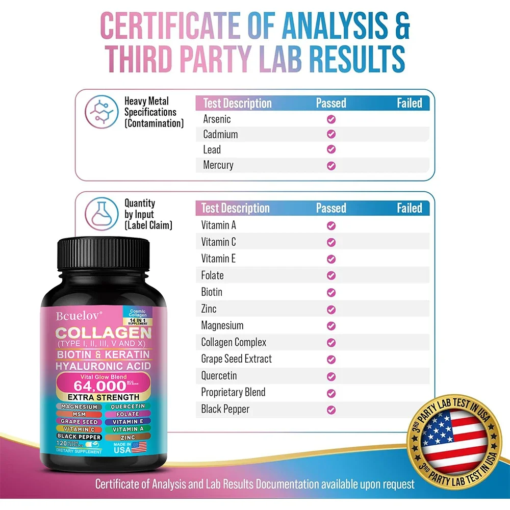 Collagen Capsules Biotin Kerat - Coffee X ulasan dan harga