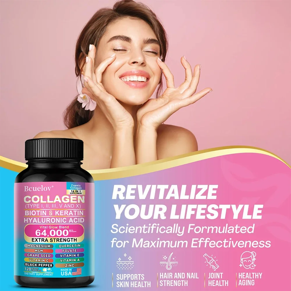 Collagen Capsules Biotin Kerat - Coffee X ulasan dan harga