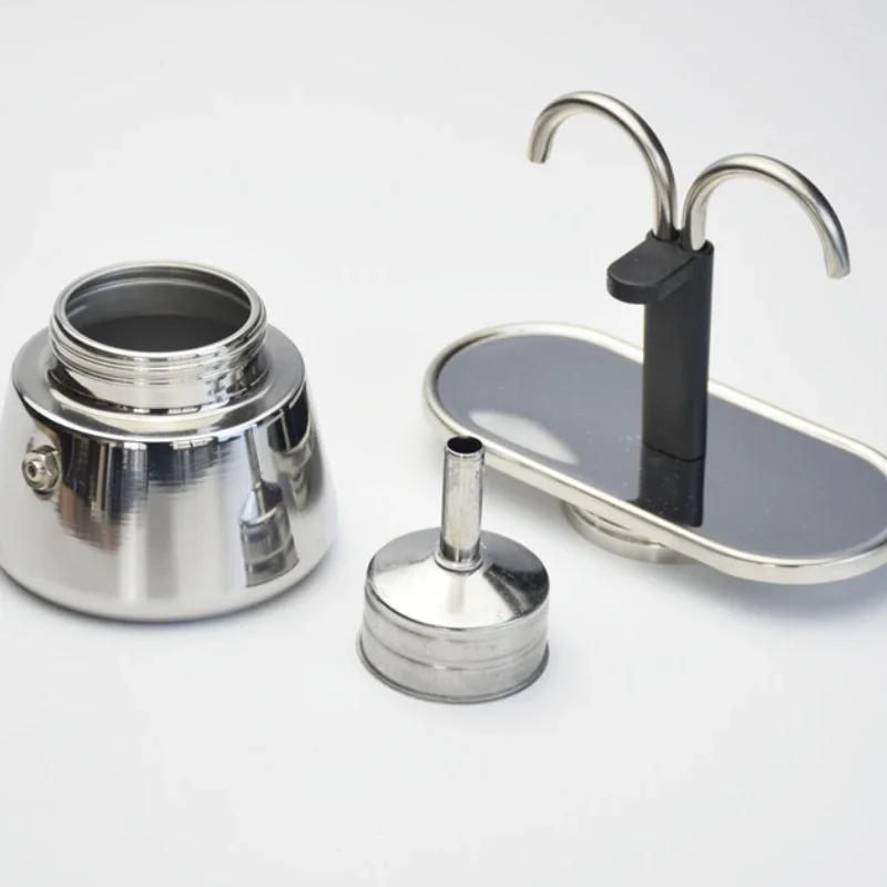 200ML Mini Moka Pot Double Tub - Coffee Equipment Tools ulasan dan harga