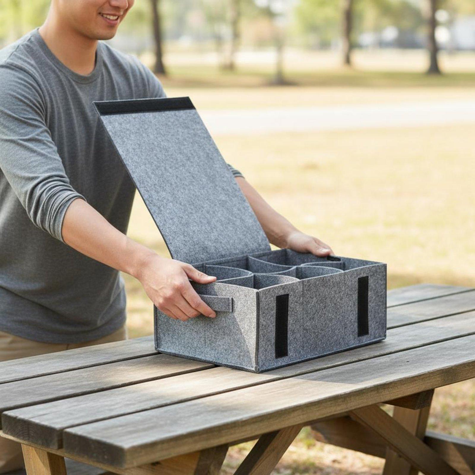 Household Felt Storage Pouch P - Coffee Equipment Usa ulasan dan harga