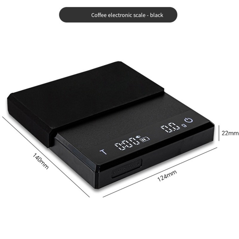 ABMR-Coffee Scale 0.1G Precisi - Scale Drip Timer ulasan dan harga