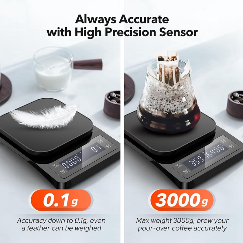 ABXF-1 Piece Digital Coffee Sc - Scale Drip Timer ulasan dan harga