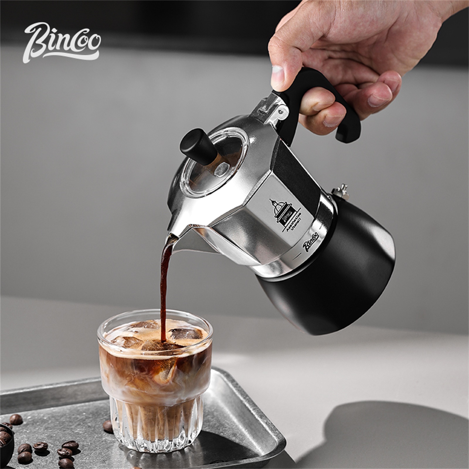 BINCOO Double Valve Moka Pot，E - Coffee Equipment Tools ulasan dan harga