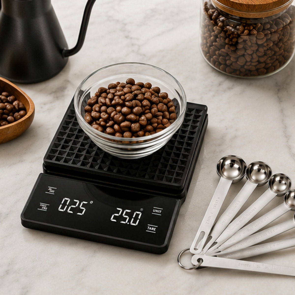 Digital Coffee Scale 3kg 0.1g  - Scale Drip Timer ulasan dan harga