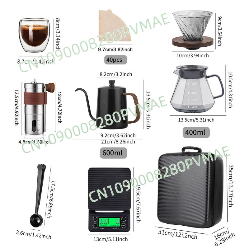 Hand pour-over coffee set outd - Coffee Equipment Gift ulasan dan harga
