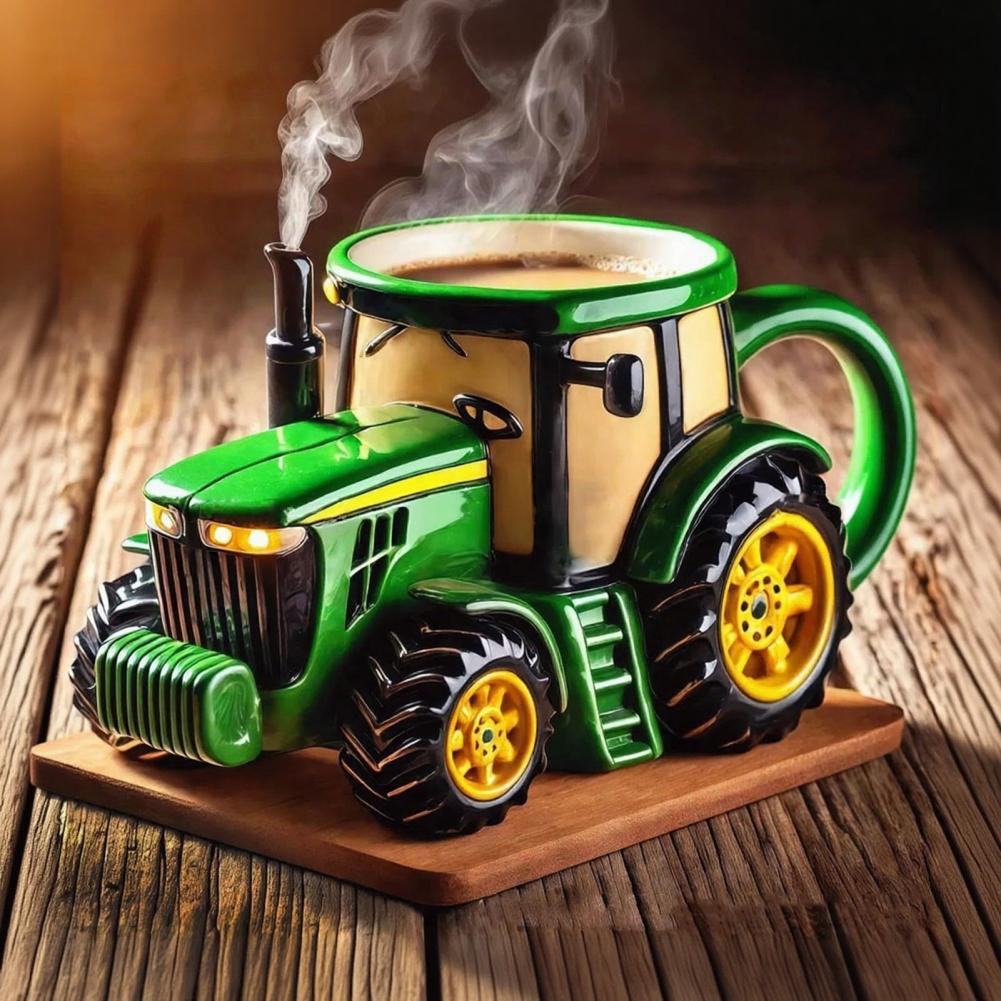 Handcrafted Tractor Coffee Mug - Coffee Equipment Gift ulasan dan harga