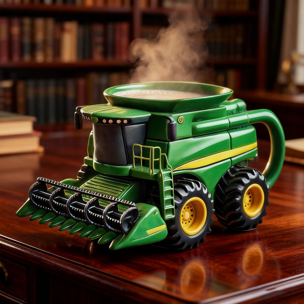 Handcrafted Tractor Coffee Mug - Coffee Equipment Gift ulasan dan harga