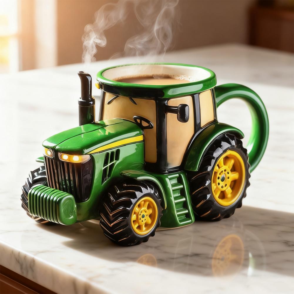 Handcrafted Tractor Coffee Mug - Coffee Equipment Gift ulasan dan harga