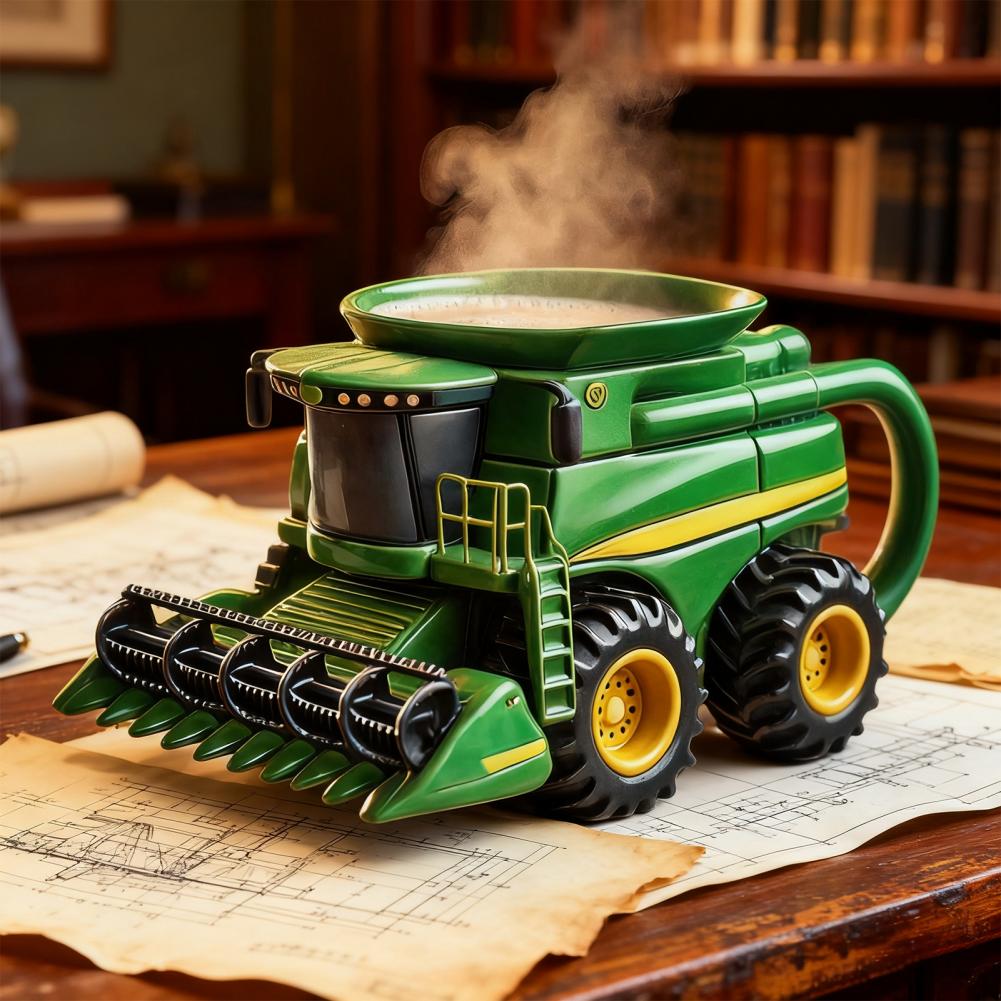 Handcrafted Tractor Coffee Mug - Coffee Equipment Gift ulasan dan harga