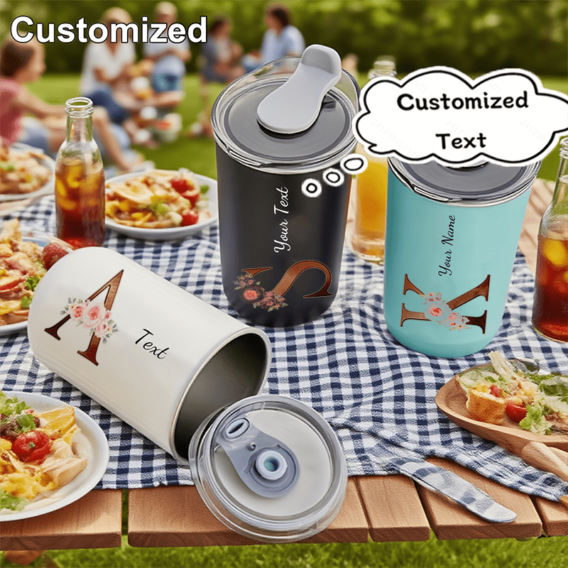 Custom Floral Monogram Initial - Coffee Equipment Camping ulasan dan harga