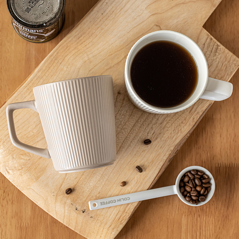 1Pc 500ml Embossed Ceramic Mil - Coffee Equipment Gift ulasan dan harga