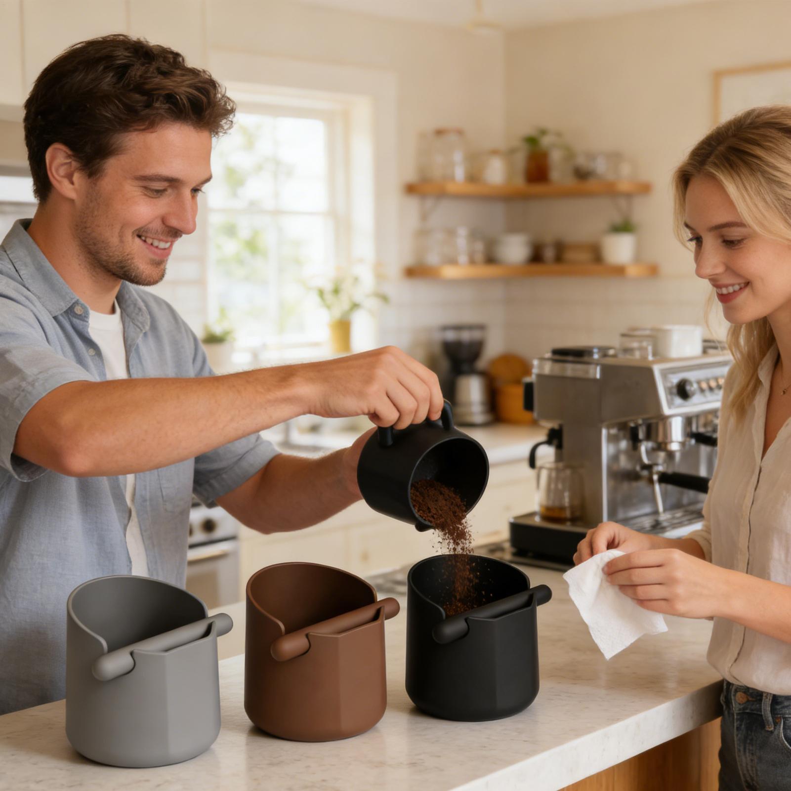 Coffee grounds tapping box wit - Coffee Knock Box ulasan dan harga
