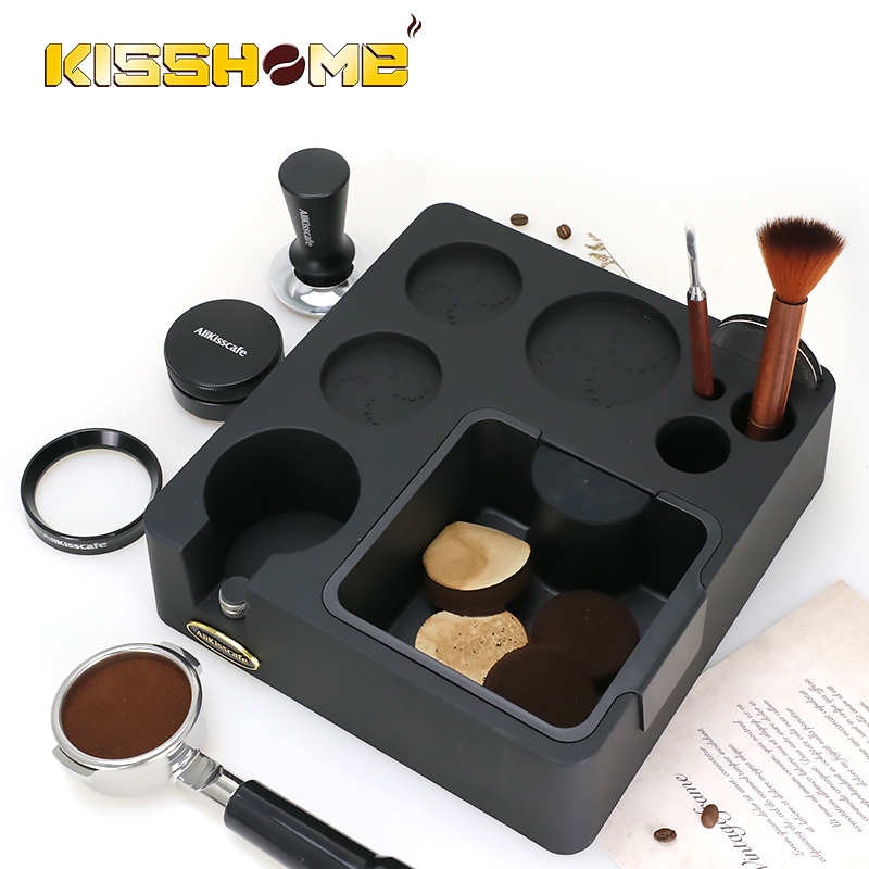 Espresso Tamping Station With  - Coffee Knock Box ulasan dan harga