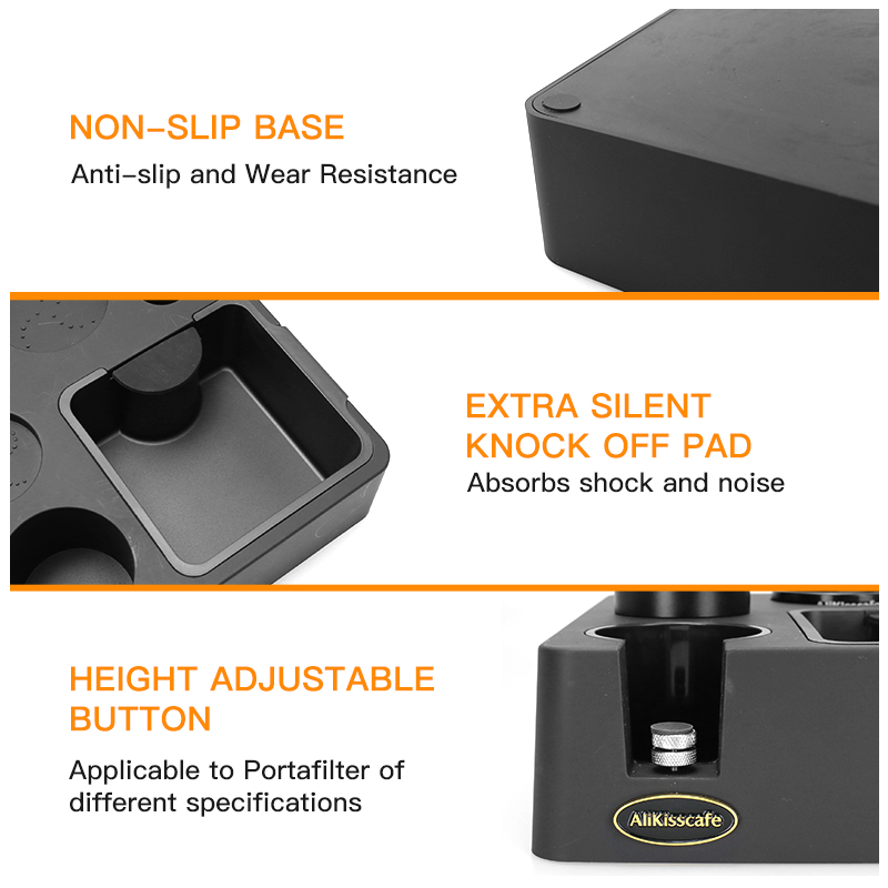 Espresso Tamping Station With  - Coffee Knock Box ulasan dan harga