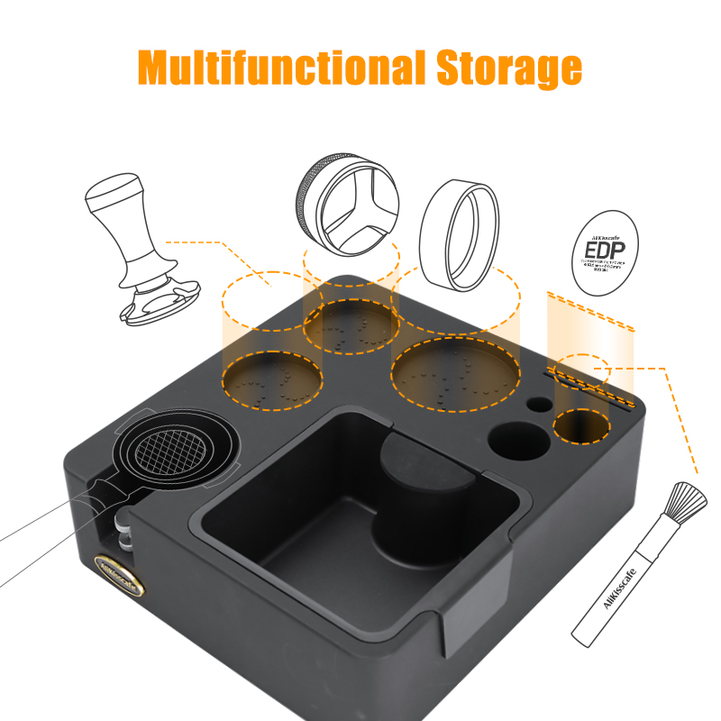 Espresso Tamping Station With  - Coffee Knock Box ulasan dan harga