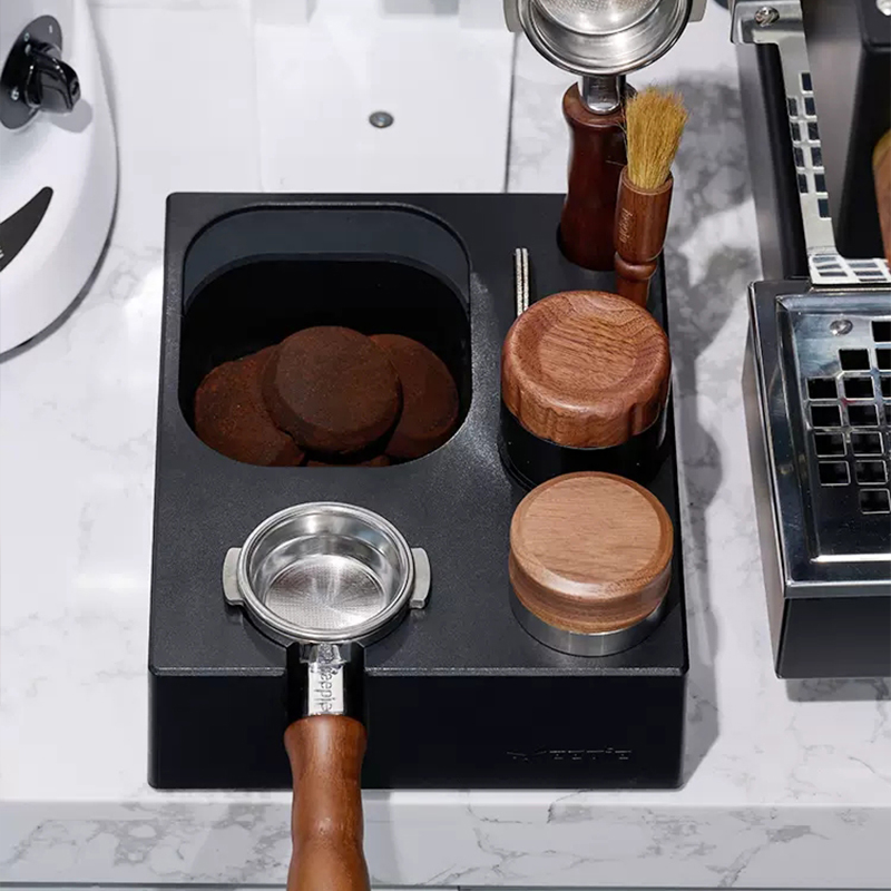Coffee Tamper Station Mat Stan - Coffee Knock Box ulasan dan harga