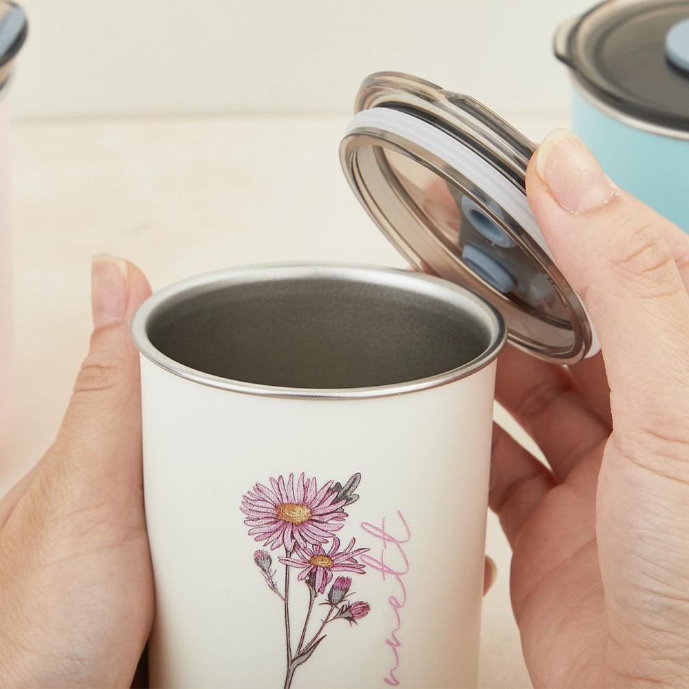 Custom Birth Flower Stainless  - Coffee Equipment Gift ulasan dan harga
