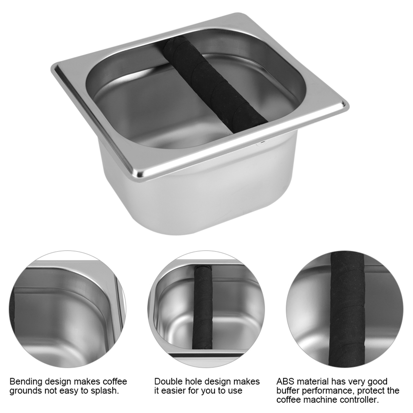 1PC Food Grade Stainless Steel - Coffee Knock Box ulasan dan harga