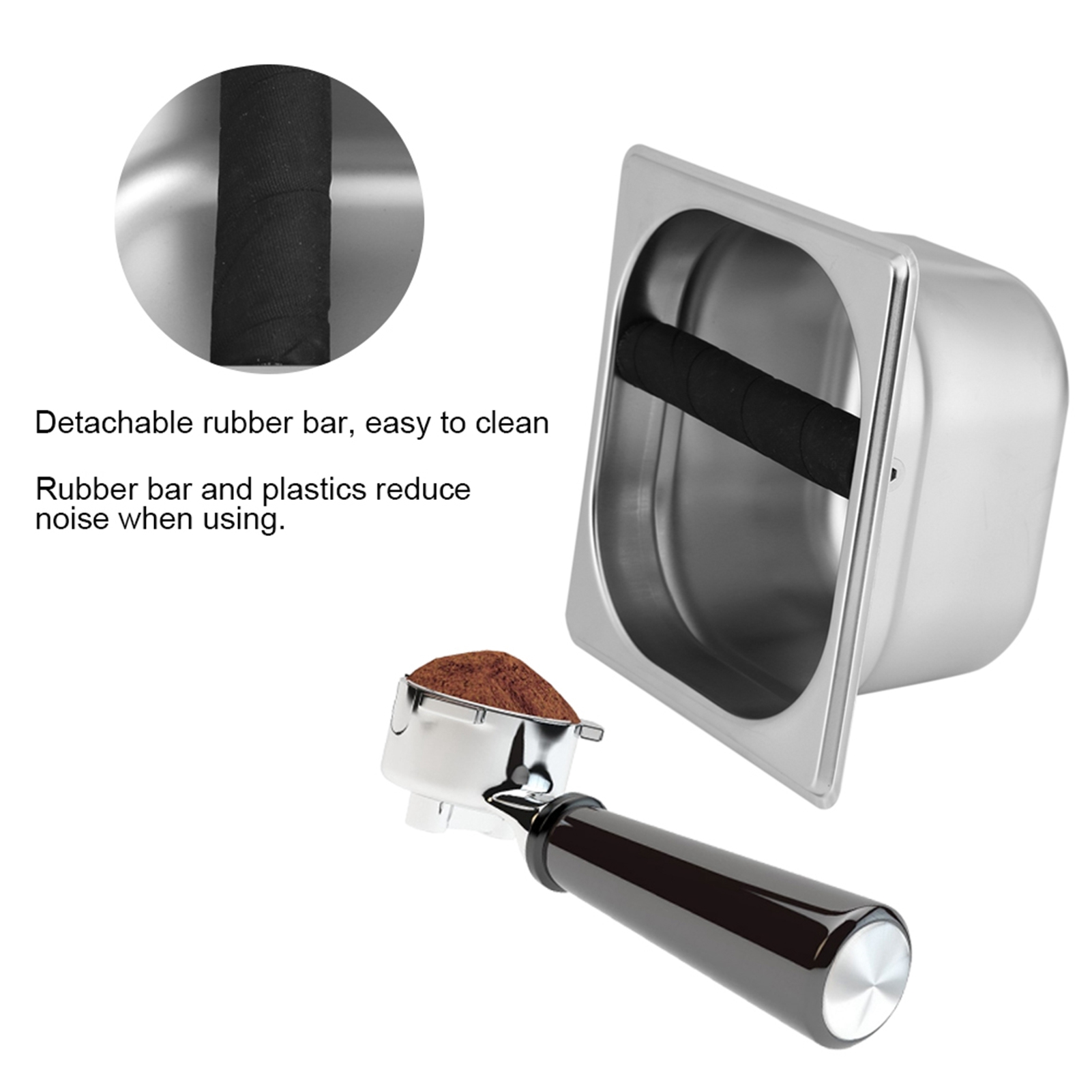 1PC Food Grade Stainless Steel - Coffee Knock Box ulasan dan harga
